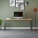 Ver mais imagens de Escrivaninha Mesa Escritório 180cm Estilo Industrial Diretor Active Yescasa