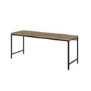 Ver imagem 3 de Escrivaninha Mesa Escritório Estilo Diretor Active 180cm Industrial Yescasa Carvalho