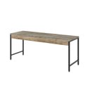 Ver imagem 2 de Escrivaninha Mesa Escritório Estilo Diretor Active 180cm Industrial Yescasa Carvalho Marrom