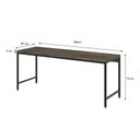 Ver imagem 2 de Escrivaninha Mesa Escritório 180cm Estilo Industrial Diretor Active Yescasa