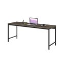 Ver imagem 4 de Escrivaninha Mesa Escritório Estilo Diretor Active 180cm Industrial Yescasa Carvalho Dark