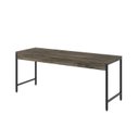 Ver imagem 6 de Escrivaninha Mesa Escritório Estilo Diretor Active 180cm Industrial Yescasa Carvalho Dark Marrom
