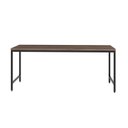 Ver imagem 4 de Escrivaninha Mesa Escritório Estilo Diretor Active 180cm Industrial Yescasa Nogal Marrom