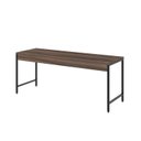 Ver imagem 2 de Escrivaninha Mesa Escritório Estilo Diretor Active 180cm Industrial Yescasa Nogal Marrom