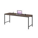 Ver imagem 5 de Escrivaninha Mesa Escritório Estilo Diretor Active 180cm Industrial Yescasa Nogal Marrom
