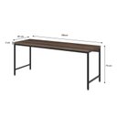 Ver imagem 2 de Escrivaninha Mesa Escritório Estilo Diretor Active 180cm Industrial Yescasa Nogal