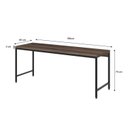 Ver imagem 2 de Escrivaninha Mesa Escritório 180cm Estilo Industrial Diretor Active Yescasa