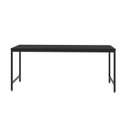 Ver imagem 2 de Escrivaninha Mesa Escritório Estilo Diretor Active 180cm Industrial Yescasa Preto