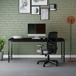 Escrivaninha 180cm Estilo Industrial Diretor Active Yescasa - 6