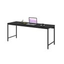 Ver imagem 5 de Escrivaninha Mesa Escritório Estilo Diretor Active 180cm Industrial Yescasa Preto