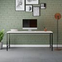 Ver mais imagens de Escrivaninha Mesa Escritório Estilo Diretor Active 180cm Industrial Yescasa Snow