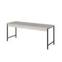 Ver imagem 5 de Escrivaninha Mesa Escritório Estilo Diretor Active 180cm Industrial Yescasa Snow Branco