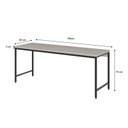 Ver imagem 3 de Mesa de Escritório Diretor Active 180cm Yescasa Snow Est.Preta