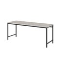 Ver imagem 3 de Escrivaninha Mesa Escritório Estilo Diretor Active 180cm Industrial Yescasa Snow