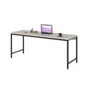 Ver imagem 4 de Escrivaninha Mesa Escritório Estilo Diretor Active 180cm Industrial Yescasa Snow