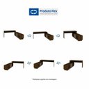 Ver imagem 5 de Escrivaninha Mesa Escritório em L Executiva 200x180cm com Balcão Cayman Yescasa