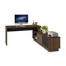 Escrivaninha Mesa Escritório em L Executiva 170x180cm com Balcão Cayman Yescasa - 11