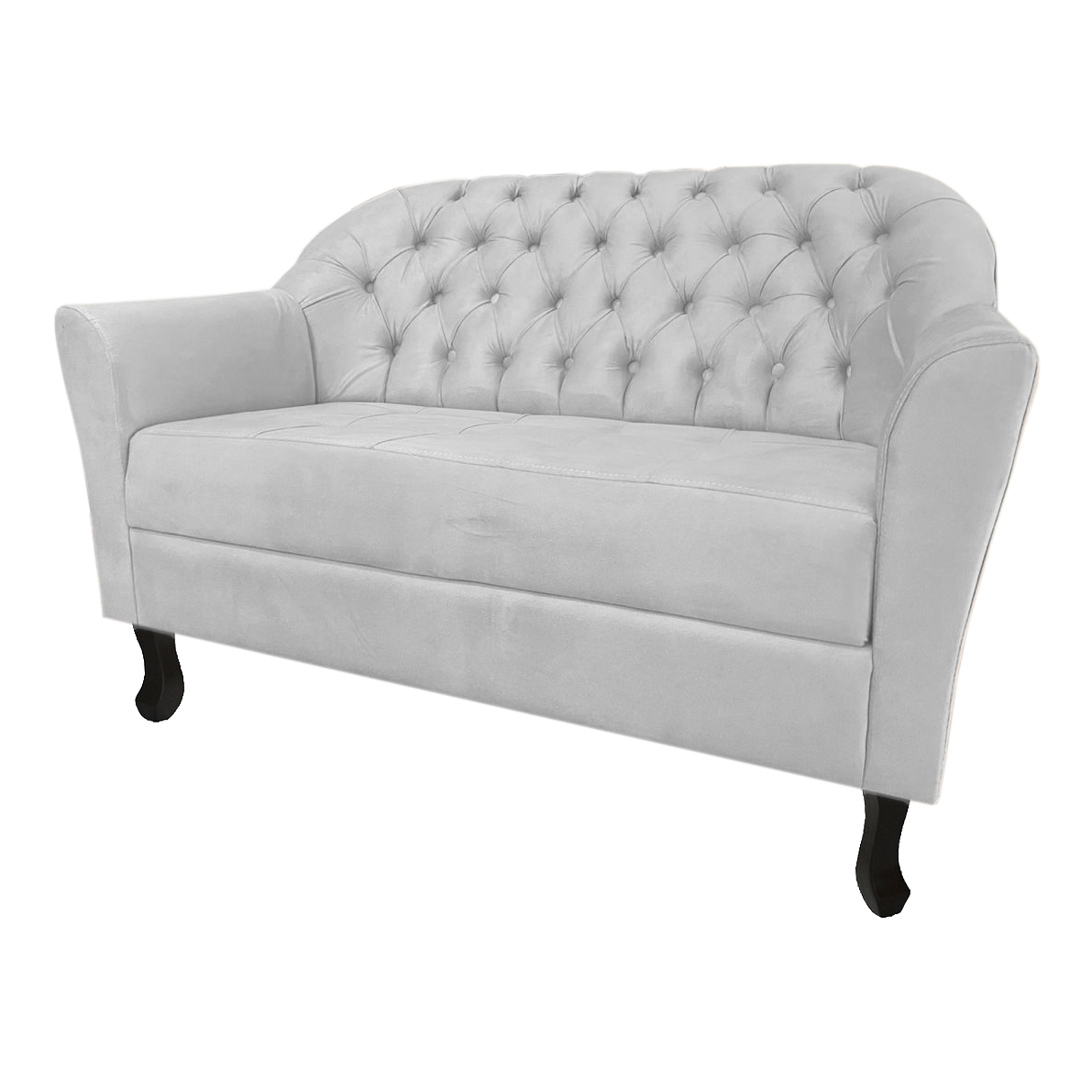 Sofá Namoradeira 2 Lugares Para Quarto E Sala Júlia Corano Branco DL