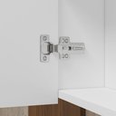 Ver imagem 6 de Armário Aéreo para Banheiro 100cm com 02 Portas e Espelho Malbec B06 Branco - Lyam Decor