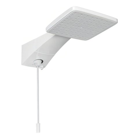 Ducha Chuveiro Quadratta Eletrônico Zagonel 7700w Cor Branco Potência 7.7 Kw