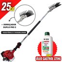 Ver imagem 2 de Derriçadeira Kawashima Profissional á Gasolina Com Mãozinha Dupla + Óleo 2T Castrol Stihl