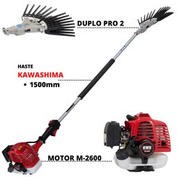 Derriçadeira Kawashima Profissional á Gasolina Com Mãozinha Dupla + Óleo 2T Castrol Stihl - 4