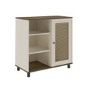 Ver imagem 7 de Conjunto Sala de Estar Charlotte Mesa Buffet e Rack MDF Pinho e Branco