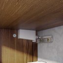 Ver imagem 7 de Rack Flutuante TV 75 Moderno Madeira 175 cm Castanho Rian Idimex