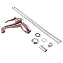 Ver imagem 5 de Torneira de Banheiro Luxo Clássica Retro Vintage Bico Aerador Misturador Monocomando Aço Inox Bronze