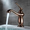 Ver imagem 4 de Torneira de Banheiro Luxo Clássica Retro Vintage Bico Aerador Misturador Monocomando Aço Inox Bronze