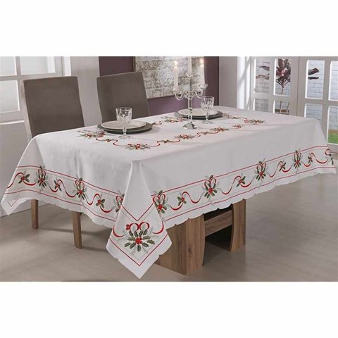 Toalha de Mesa Natalina 1,60 x 2,70 Des 001 Niazitex