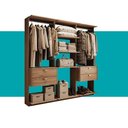 Ver imagem 5 de Closet 4 Gavetas Alasca Freijó Carraro