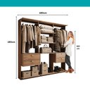 Ver imagem 7 de Closet 4 Gavetas Alasca Freijó Carraro