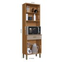 Ver imagem 4 de Torre Quente Modulada para Forno Fidelitá Mariana 60cm 4 Portas 1 Gaveta Freijó/camurça