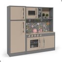 Ver imagem 2 de Cozinha Brinquedo Infantil com Refrigerador Lima Cinza