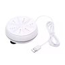 Mini Maquina Lavar Usb com Balde 4 Litros Retratil Portatil Lavanderia Casa Pequena Roupas - 10