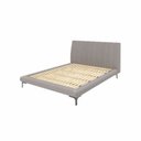 Ver imagem 3 de Cama King Estofada com Cabeceira Moon Cinza