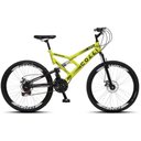Ver imagem 4 de Bicicleta Colli GPS 21M Aro 26 Preto Fosco/Amarelo Neon