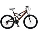 Ver imagem 1 de Bicicleta Colli GPS 21M Aro 26 Preto Fosco/Amarelo Neon