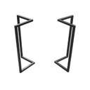 Ver imagem 3 de Pé de Mesa Industrial Ferro Preto Resistente , Estilo V