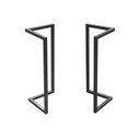 Ver imagem 2 de Pé de Mesa Industrial Ferro Preto Resistente , Estilo V