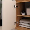 Gabinete de Banheiro 100cm sem Cuba Ref 1000 Cewal - Itapuã/off White - 4