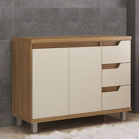 Gabinete de Banheiro 100cm sem Cuba Ref 1000 Cewal - Itapuã/off White