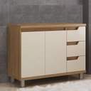 Ver imagem 1 de Gabinete de Banheiro 100cm sem Cuba Ref 1000 Cewal - Itapuã/off White