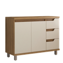 Ver imagem 3 de Gabinete de Banheiro 100cm sem Cuba Ref 1000 Cewal - Itapuã/off White