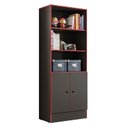 Ver imagem 4 de Conjunto Gamer Armário 2 Portas e Mesa para Computador 3875 Preto/Vermelho - Qmovi