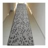 Tapete Passadeira Emborrachada Pvc Antiderrapante 0,65x3,00m Folha Grafite - 4
