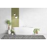 Tapete Passadeira Emborrachada Pvc Antiderrapante 0,65x3,00m Folha Grafite - 3