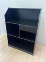 Ver imagem 1 de Balcão Caixa Preto Vitrine Prateleiras Mdf Loja, Pet Valet