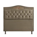 Ver imagem 6 de Conjunto Cabeceira/Calçadeira Holanda 1,95 Marrom - Star Confort